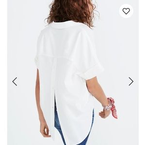 Madewell Courier Button-Back Shirt